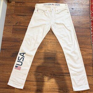 Team USA Ceremonies white Jeans